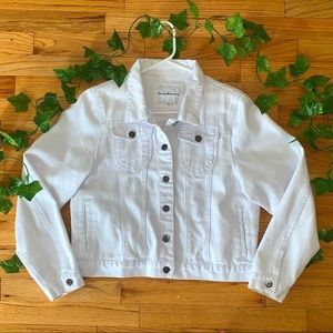 Vintage White Denim Jacket